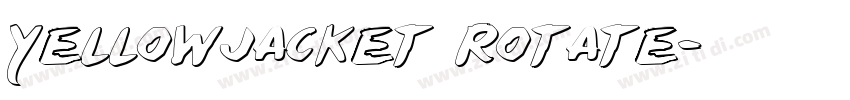 Yellowjacket Rotate字体转换